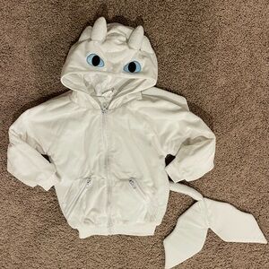 Comfy camper how to train your dragon light fury Dragon Hoodie with Tail